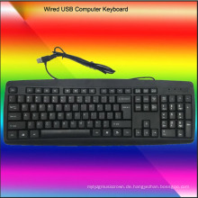 Werbegeschenk-Standard verdrahtete Büro-Tastatur (KB-1805)